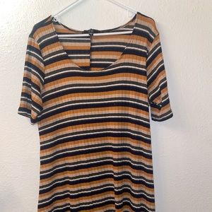 Vibe Striped Dress. Size XL